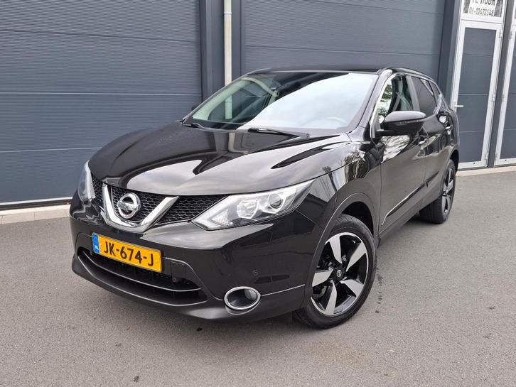 Nissan Qashqai 1.6 N-Connecta 120KW 2WD 2016 Zwart, Auto's, Nissan, Bedrijf, Te koop, Qashqai, 360° camera, ABS, Airbags, Airconditioning