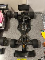 Xray X1 Silver blackie Aloy mode roller Pirelli set, Elektro, Ophalen of Verzenden, Zo goed als nieuw, Schaal 1:10