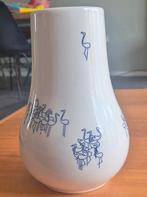 Heinen Delfts Blauw Vaas - Flamingo Design, Antiek en Kunst, Ophalen of Verzenden