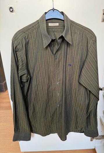 Burberry London khaki groen overhemd zgan medium BCBC beschikbaar voor biedingen