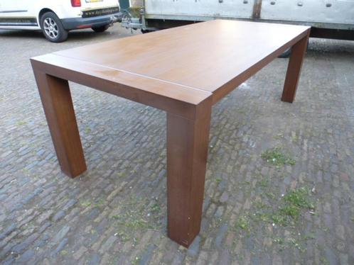mooie grote stevige tafel 1 meter breed, 220 cm lang, Huis en Inrichting, Tafels | Eettafels, Zo goed als nieuw, 50 tot 100 cm