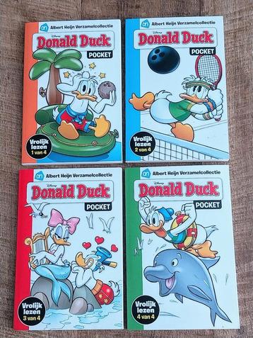 4 Donald Duck pocket boekjes beschikbaar voor biedingen