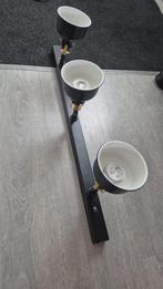 IKEA Ranarp 3-spots zwart, Huis en Inrichting, Lampen | Spots, Ophalen, Zo goed als nieuw, Metaal of Aluminium, Plafondspot of Wandspot