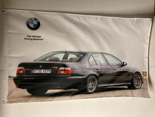 Bmw 5 serie M5 520 vlaggen Deko werkplaats, Verzamelen, Automerken, Motoren en Formule 1, Nieuw, Auto's, Ophalen of Verzenden