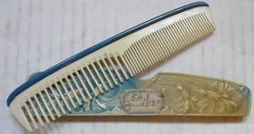 art nouveau celluloid haarkam met bloemen k11 beschikbaar voor biedingen