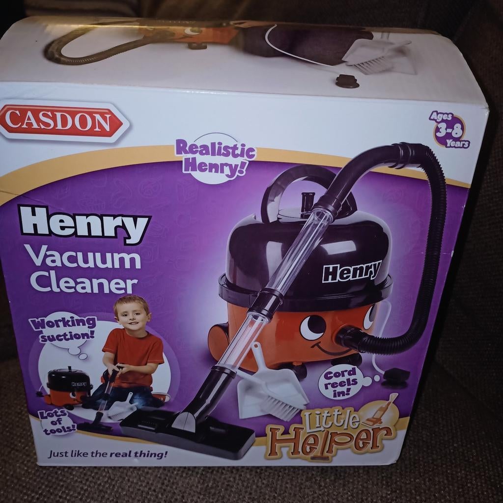 Casdon little henry rode kinder stofzuiger., Kinderen en Baby's, Ophalen of Verzenden, Nieuw, Jongen of Meisje