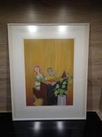 Tekening van striptekenaar origineel Bjørn Frank Jensen, Gebruikt, Overige typen, Onbekend, Overige figuren