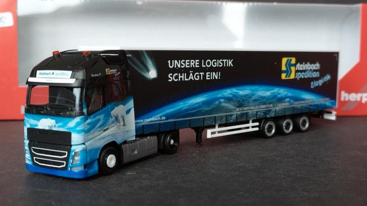 Volvo FH GL Steinbach Spedition 1:87 H0 Herpa Pol, Hobby en Vrije tijd, Modelauto's | 1:87, Nieuw, Bus of Vrachtwagen, Herpa, Ophalen of Verzenden