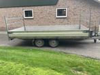 Plateauwagen aanhanger aanhangwagen tandemasser 3000 kg, Auto diversen, Aanhangers en Bagagewagens, Gebruikt