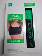 2 Bralettes Benetton Sportbeha XL | Nieuw, Kleding | Dames, Ondergoed en Lingerie, United Colors of Benetton, Ophalen of Verzenden