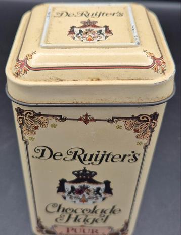 Vintage De Ruijter Hagelslag Puur Blik beschikbaar voor biedingen