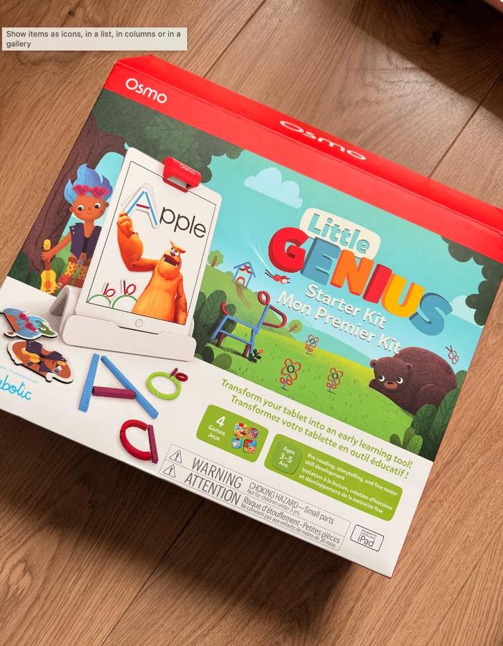 Osmo little genius, Kinderen en Baby's, Speelgoed | Educatief en Creatief, Gebruikt, Ophalen of Verzenden