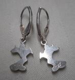 Zilveren Disney Mickey Mouse oorbellen nr.619, Hangers, Verzenden, Zo goed als nieuw, Zilver