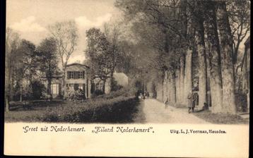 Nederhemert (Gld.), Eiland Hederhemert, ca. 1900 beschikbaar voor biedingen