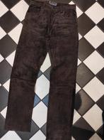 Bruine suède motorbroek maat 31, Ophalen of Verzenden, Tweedehands, Heren, Broek | leer