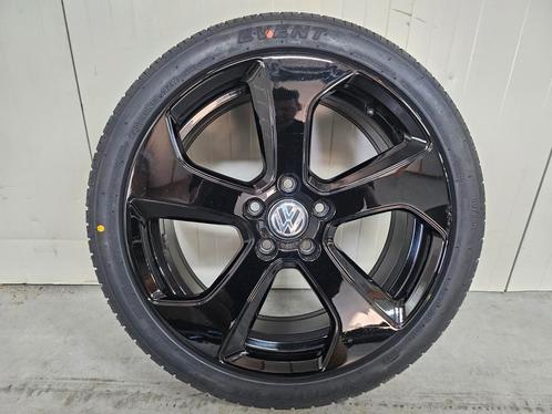 18 inch velgen Vw Gti Austin hoogglans zwart 225 40 18, Auto-onderdelen, Banden en Velgen, Banden en Velgen, Zomerbanden, 18 inch