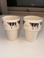 2 nieuwe Jet Ter Steege Country Cows bekers, Ophalen of Verzenden, Nieuw, Overige stijlen, Kop(pen) en/of Schotel(s)