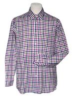 Bogner geruit overhemd, shirt, multicolor, Mt. L, Kleding | Heren, Overige kleuren, Verzenden, Zo goed als nieuw, Halswijdte 41/42 (L)
