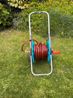 Gardena slanghaspel met 15 meter slang, Tuin en Terras, Ophalen, Gebruikt, Tuinslanghaspel