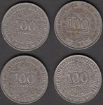 West-Afrikaanse Staten 100 Francs 1967, 1969, 1971 en 1975, Postzegels en Munten, Munten | Afrika, Setje, Ophalen of Verzenden