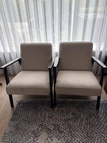 Twee vintage fauteuils