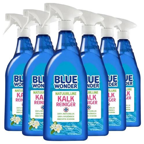 Blue Wonder Natuurlijke Kalkreiniger – 6 flessen, Huis en Inrichting, Schoonmaakartikelen, Overige typen, Ophalen of Verzenden