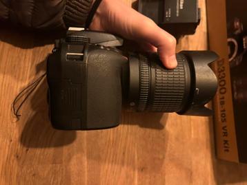 Nikon D3300 + 18-105mm VR Kit - Spiegelreflexcamera beschikbaar voor biedingen