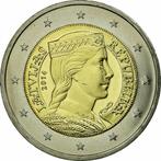 2 Euro munt LETLAND 2014 in UNC Kwaliteit., 2 euro, Ophalen of Verzenden, Overige landen
