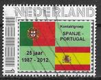 PERSOONLIJKE ZEGEL KONTACTGROEP SPANJE-PORTUGAL GESTEMPELD, Ophalen of Verzenden, Na 1940, Gestempeld