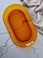 Vintage amberkleurige serveer schaal duralex, Ophalen of Verzenden