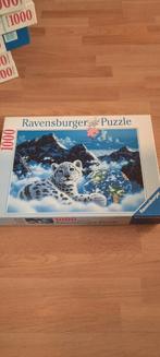 Ravensburger Puzzel - Sneeuwluipaard - 1000 stukjes, Ophalen, 500 t/m 1500 stukjes, Zo goed als nieuw, Legpuzzel