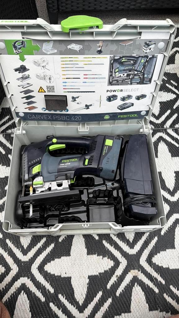 FESTOOL PSBC 420 HPC decoupeerzaag CARVEX in systainer, Doe-het-zelf en Verbouw, Gereedschap | Zaagmachines, Zo goed als nieuw