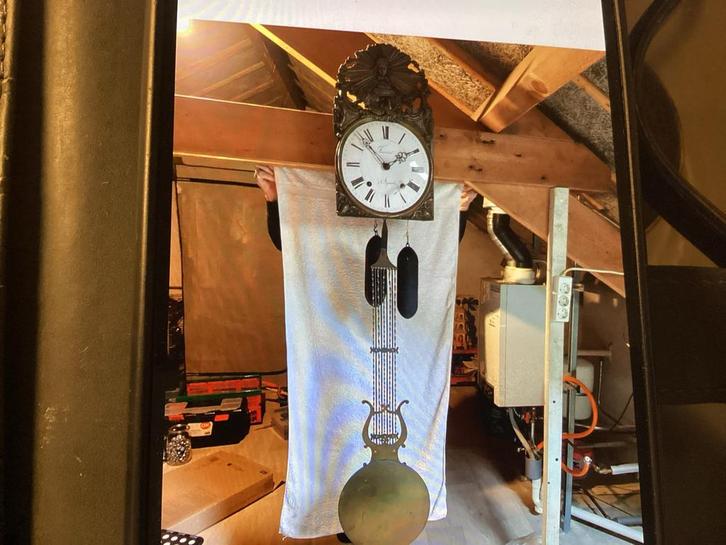 Antieke Franse Plattelands Klok, Antiek en Kunst, Antiek | Klokken, Ophalen