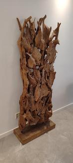 Prachtige stamhout wortelhout teakhout decoratie uit Bali, Ophalen, Zo goed als nieuw