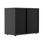 Dressoir wandkast schuifdeuren slaapkamer zwart + wit, Huis en Inrichting, Kasten | Dressoirs, Ophalen, Overige materialen, Met deur(en)