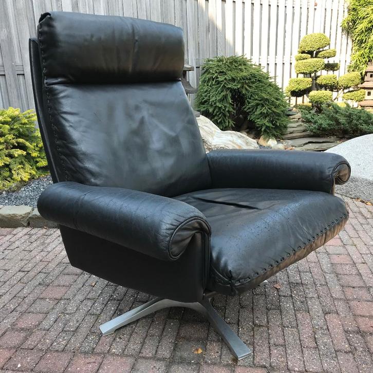 Vintage De Sede DeSede DS-31 lounge chair fauteuil stoel, Huis en Inrichting, Fauteuils, Gebruikt, Leer, 50 tot 75 cm, 75 tot 100 cm