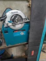 Makita handcirkelzaag HS7601J 190mm zgan met 1,5m rail, Ophalen, Cirkelzaag, Zo goed als nieuw, 30 tot 70 mm