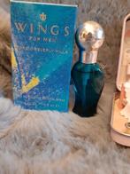 parfumminiatuur met doosje wings giorgio beverly hills, Verzamelen, Parfumverzamelingen, Ophalen, Zo goed als nieuw, Miniatuur