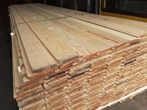 Spotprijs-opruiming Siberisch Lariks gevelbekleding 63.20m2, Tuin en Terras, Palen, Balken en Planken, Planken, 250 cm of meer