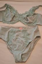 Zachtgroen setje Diva Hunkemoller 85D Slip M, Ophalen of Verzenden