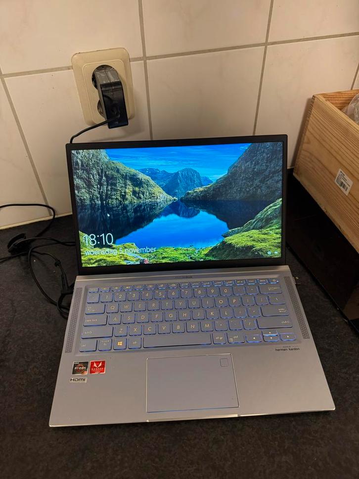 Asus ZenBook 14 inch nieuwstaat, Computers en Software, Windows Laptops, Zo goed als nieuw, 14 inch, SSD, 2 tot 3 Ghz, 8 GB, Qwerty