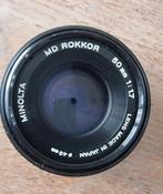 Minolta rokkor 50mm F1.7, Ophalen of Verzenden, Gebruikt, Standaardlens