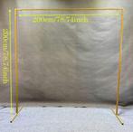 Gouden 2x2 Ijzeren Rek / Ballonrek, Ophalen, Nieuw, Vierkant, Metaal