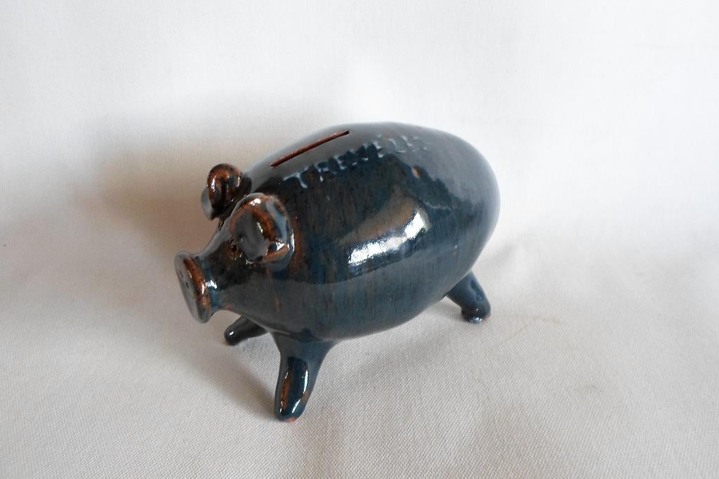 Spaarvarken Geglazuurd Keramiek, Antiek en Kunst, Ophalen of Verzenden