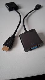 VGA naar HDMI adapters 2 stuks, Ophalen of Verzenden, Zo goed als nieuw