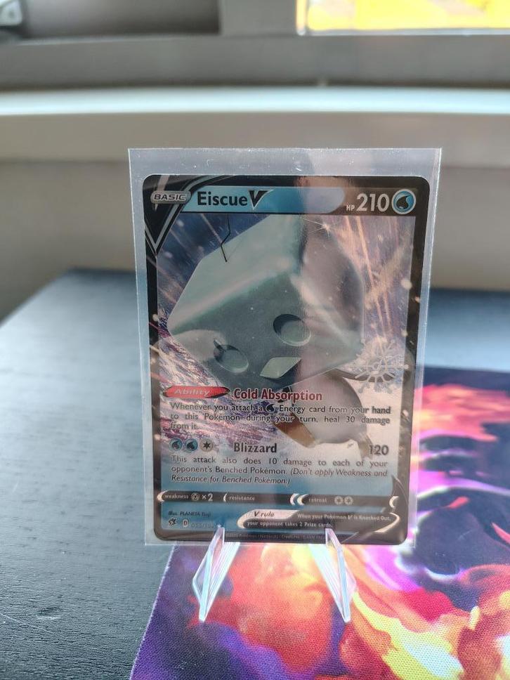 Eiscue v 055/192 - advent kalender stamp - pokemon kaart, Hobby en Vrije tijd, Verzamelkaartspellen | Pokémon, Nieuw, Losse kaart