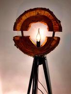 Unieke staande lamp van boomstronk, Huis en Inrichting, Nieuw, Ophalen of Verzenden, Landelijk, Minder dan 100 cm