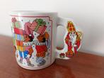 Sinterklaas mok met zwarte pietjes / 5 december, Ophalen of Verzenden, Gebruikt