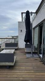 Luxe Tuuci Cantilever Zweefparasol 305x425cm, Ophalen, Nieuw, Zweefparasol, Waterdicht