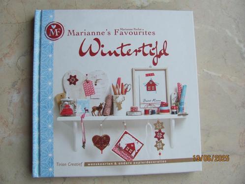 NIEUWSTAAT Boek WINTERTIJD Marianne's Favourites PERLOT 2013, Boeken, Hobby en Vrije tijd, Zo goed als nieuw, Scrapbooking en Knutselen
